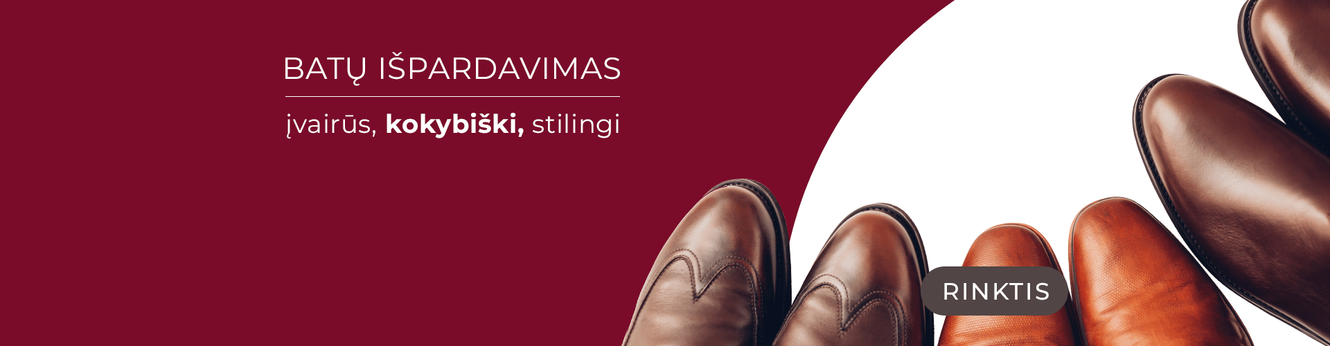 Batų išpardavimas internetu